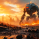 Wideo AI Visual Flow – kadr z krótkiego filmu, projekt Flames of Invasion
